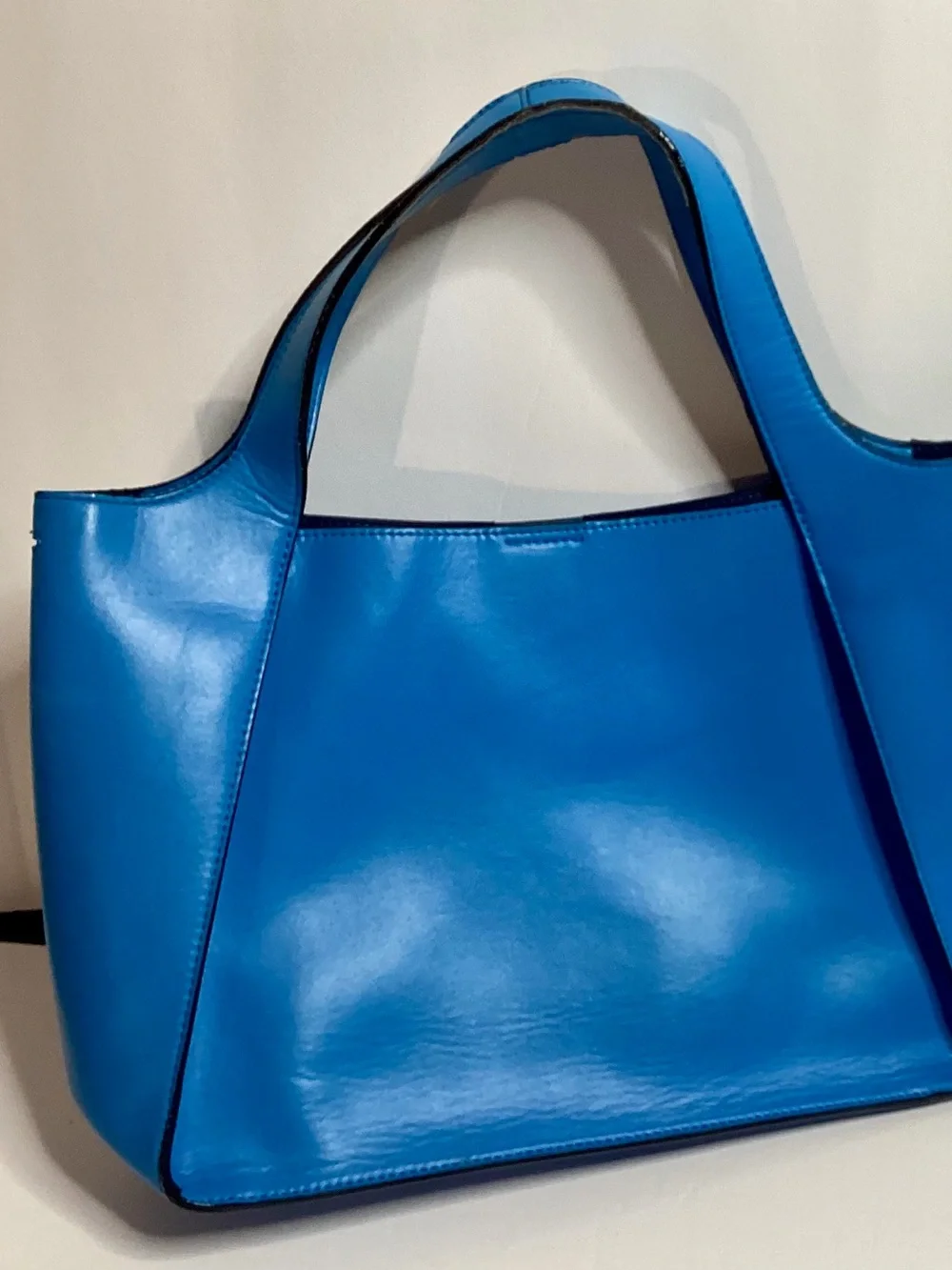Stella McCartney Sapphire Blue Began Leather Tote